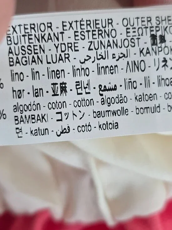 NWT ZARA Salmon Pink Square Neck Linen Puff Sleeve Bow Tie Back Mini Dress XL - Picture 9 of 11